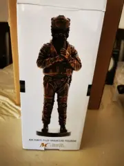 MINI AIR FORCE PILOT - MILITARY FIGURINE - ANZAC - BRONZE - CHEAP!!
