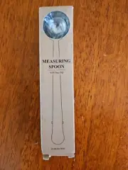 Coffee Measuring Spoon With Bag Clip Scoop Stainless Steel Silver Kitchen Tools