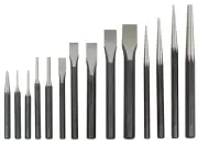 ATD Tools 714 Punch and Chisel Set, 14 Piece, 1 Pack