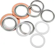 Cabilock 12pcs Differential Gasket Set Transmission Oil Drain Washer Seal Kit for Vehicle Maintenance