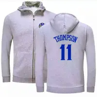 在飛比找Yahoo!奇摩拍賣優惠-🔥湯普森Klay Thompson純棉運動厚外套🔥NBA球衣