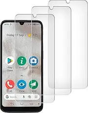 3 Pack for Doro 8100 4G/ Doro 8100 Plus Screen Protector, Tempered Glass Film, Case Friendly, Anti-Scratch, 9H Hardness
