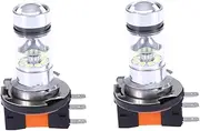 BUGUUYO Pair of H15 Led Bulbs 20led Fog Light Low Beam Car Lights Daytime Running 360° Full Coverage Easy Install 9v-30v