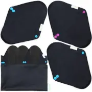 wegreeco Charcoal Reusable Menstrual Pads - Reusable Sanitary Pads | Reusable...