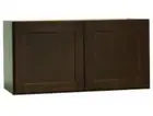 Hampton Bay Shaker 30 in. W x 12 in. D x 15 in. H Assembled Wall Bridge Kitchen