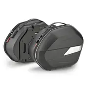 GIVI Weightless Monokey® Pair of side bags volume 25 litres, semi-rigid, max. payload 10 kg, silver