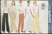 Butterick 5489 Misses Pants Slacks Plus Sizes 18 20 22 Petite-able Uncut Pattern