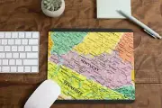 Kentucky Map Mouse Pad for Computer Office Gaming Desk Non-Slip