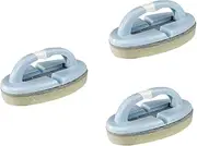 Holibanna Handheld Round Pool Cleaning Brush Comfort Grip for Quick Pool Tile Cleaning Random