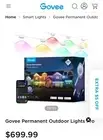Govee H706C Permanent Outdoor Lights Pro 200ft Waterproof New Factory Sealed