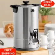 Double Wall Stainless Steel 45 Cup (225oz) Coffee Urn/Coffee Percolator- 950W