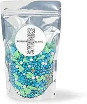 Sprinks By The Seaside Sprinkles 500g | Vibrant Sugar Topping for Baking | Cake Decorating | Cookies | Ice Cream | Desserts | Ideal for Parties | Birthdays | Everyday Snacks