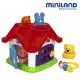 【西班牙Miniland】動物寶寶幾何形狀配對屋(幼兒玩具/早教玩具/手眼協調/西班牙原裝進口)