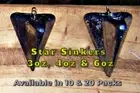 Fishing Sinkers, Star Sinkers -SUIRF RIGS, Bulk buy-Fishing Tackle