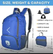 ASOBICORE Hiking Backpack Ultra-Lightweight Packable Travel Backpack