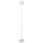Mindy Modern Standing Floor Lamp Light Metal White Sand