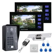 Home use RFID Password IR-CUT 1000TV 7" LCD Video Door Phone Doorbell Intercom