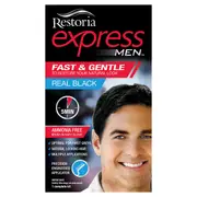 Restoria Express Men's Hair Dye Real Black