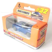 1998 MATCHBOX SUPERFAST #32 BLUE DODGE VIPER RT/10 NEW IN BOX