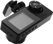 1 Set Driving Recorder Dashcam Recorder Dual Dash Cam Car Rear Camera Car Dash Cam Front Camera Black Plastic