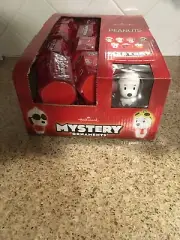2022 Hallmark Complete Case of 24 Peanuts Snoopy Mystery Ornaments display