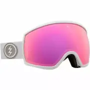 NWT ELECTRIC EGG SNOWBOARD GOGGLES $200 matte white rose/pink chrome