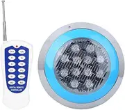NDNCZDHC Underwater LED Pool Light for Inground Pool, 12W IP68 Underwater Lights for Swimming Pool Spa, LED RGB Wall Mount Pool Light with Remote Control