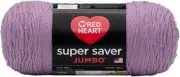 Red Heart Super Saver Jumbo Yarn-Orchid E302C-0530