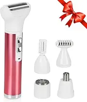 Pluxy Epil Pro 3.0 Women Face Epilator, 5-in-1 depiladora, Facial Hair Removal for Women, Facial epilator, Hair Removal Device, 5 Attachments for Eyebrows, Nose, Body