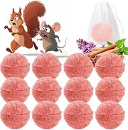 YJOO Natural Rodent Mouse Squirrel Repellent, Peppermint Oil for Rodents Mice Rats Control, Repeller for Mice Repellent Indoor Outdoor, Used for Car Engines Home & Kitchen, Patio, Lawn Garden