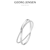 在飛比找蝦皮購物優惠-GEORG JENSEN MARCIA 手鐲 – 純銀，鑲嵌