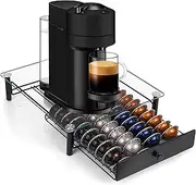[Eastsign] Coffee Pod Drawer, Coffee Pod Organizer Compatible with 40 Vertuoline Pods, Coffee Pod Drawer for Counter,Coffee Pod Storage