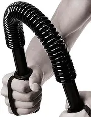 Nutriess Flexible Rod Power Practicing Chest Expander 60kg Muscular Strength Enhancer for Home Fitness Arm Exerciser with Adjustable Endurance