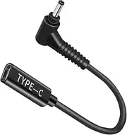 100 W DC Plug Adapter Cable 4.0 x 1.35 mm, Male to DC Female 12 V 19 V 20 V Adapter, USB C to 4.0 x 1.35 mm Adapter Made for Asus Laptop Series, Router, Printer, Motorhome, Solar Generator