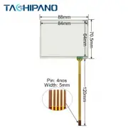 1PC for M300 Process E203651 Glass Panel Touch Screen
