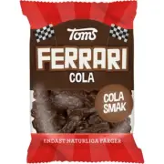 Toms Ferrari Cola Cars Candy 120 gram Made in Denmark