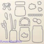 Stampin Up Everyday Jars Framelits Dies 141490 New In Pkg