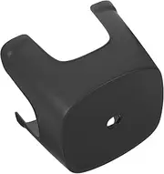 DECHOUS Toilet Training Step Stool Black Bathroom Stool Comfortable Squatting Position PVC