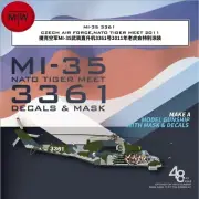 Galaxy 1/48 MI-35 3361 Nato Tiger Meet 2011 Decals & Mask for Zvezda 4813 Model