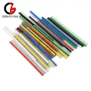 30PCS 40Pin 2.54mm Single Row Male Header Connector PCB Pin Strip for Arduino