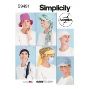 Simplicity Sewing Pattern S9491 CHEMO HEAD COVERINGS