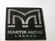 4pcs Replacement Martin Audio Sticker Speaker logo Badge 60mm Aftermarket