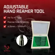 New Adjustable Hand Reamer Set 7 Pcs HV To H3 Tool Set 1/4" 15/32" AU ACTOOLS
