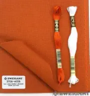 Zweigart Fabric 14ct Aida Burnt Orange 3706-4026