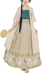 [HHCTEBEC] Chinese Style Retro Daily Hanfu Ladies Song Dynasty Hanfu Stage Performance Clothing