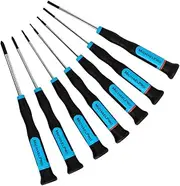 MichaelPro MP002007 7-Pieces Precision Screwdriver Set, Repair Tool Kit with Comfortable Non-Slip Grip for Electronics, Eyeglasses, Jewelry and Watches