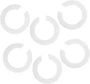STOBAZA 6pcs Lampshade Converter Ring: Plastic Shade Adapter Washer for E27 to E14 Interface - Lamp Holder Reducer Ring for Lamp Shade Replacement