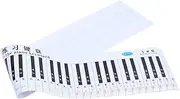 EPIGEIST 1Pc Piano Keyboard Practice Chart Keys Note Guide for Beginners Material for Teaching and Learning Piano Basics Key Reference for Novice Players