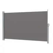 Side Awning Sun Shade Outdoor Blinds Retractable Screen 2X3M Grey
