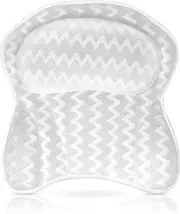 Luxury Bath Pillow Relieve Stress And Rejuvenate With Neck And Head Rest Support